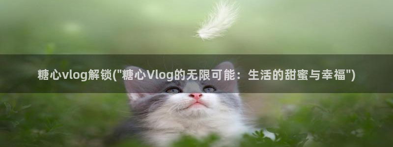 糖心vlgo丨VK